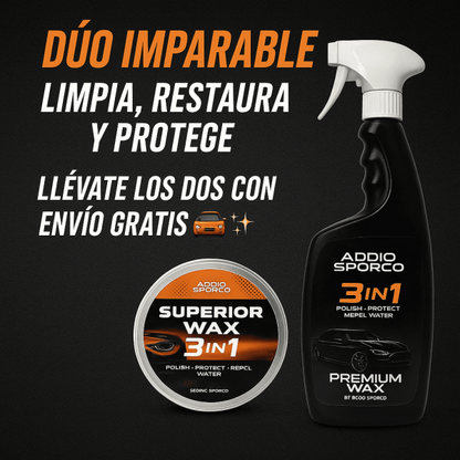 PREMIUM WAX 500 ML + CERA CREMA+ Esponja